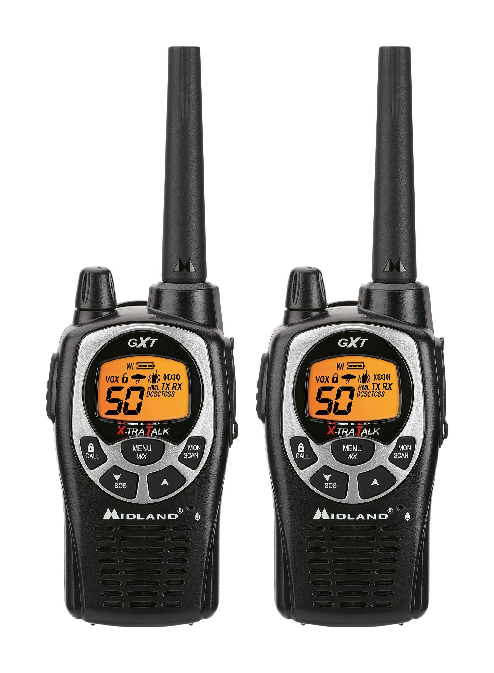 Midland GXT1000VP4 Two-Way GMRS Handheld Radio – MIDLAND